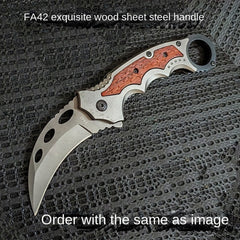 Folding Claw Knife High Hardness Folding Knife Portable Multi-Function Split Express Knife