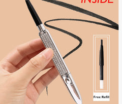 Sky Silver Tube Eyebrow Pencil Double Head Is Not Easy Dizzy Not Easy To Take Off