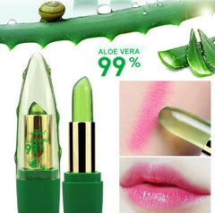 Aloe Vera Gel Color Changing Lipstick Gloss Moisturizer Anti-drying Desalination