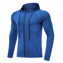 Men's Long-sleeved Stretch Tight Fitness Training Suit