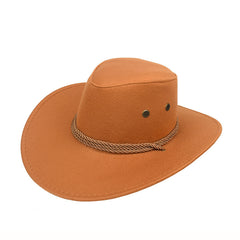 Cowboy Hat Spring And Summer Outdoor Sun Hat Men's Horse Riding Beach Hat