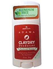 Zion Health Clay Dry Deodorant, Original Silk, 2.5 Oz