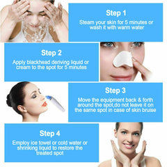 Electric Blackhead Remover Pore Vacuum Suction Diamond Dermabrasion Face Cleaner