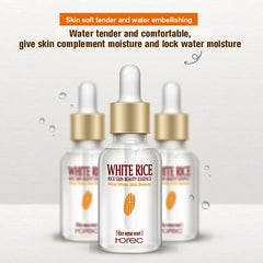 HOREC White Rice Whitening Serum Face Moisturizing Cream Skin Care 15ml