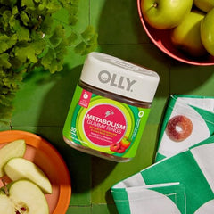 OLLY Metabolism Gummy Rings, Apple Cider Vinegar, Vitamin B12, Chromium, Energy and Digestive Health