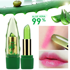 Aloe Vera Gel Color Changing Lipstick Gloss Moisturizer Anti-drying Desalination