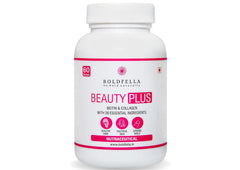 Boldfella BEAUTY PLUS - Biotin and Collagen Supplement with Multivitamins Boosts Immunity - 60 Tablets