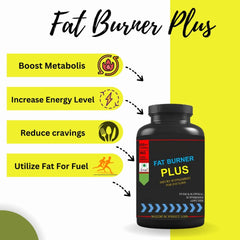 Fat Burner Plus | Men's Body Loss Weight | Body Fit | Fat Burn |Capsule | pack of 1 | weight kam karne ki dava, weight loss ayurvedic medicine