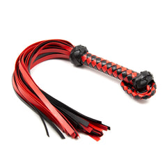 Horse Red Whip Horse Whip Riding Crop Equestrian Faux Leather Whip Horse Equipment Whip Training Horse Riding Whip 23 inch