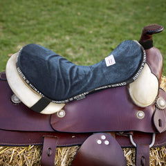 Harrison Howard Trail Seat Saver Western Tack Saddle Ride-on Pad with Cushion Bottom Helps Distribute Back Pressure