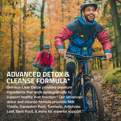 Bronson Liver Detox Advanced Detox & Cleansing Formula Supports Health Liver Function with Milk Thistle