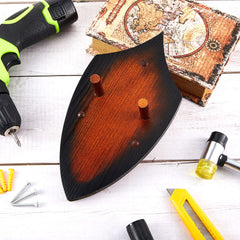 Wooden Sword Wall Mount Sword Plaque Katana Wall Mount Sword Mounts for Wall Sword Hanger for Wall Vertical Sword Wall Display Plaque with Hardware(Black Brown)