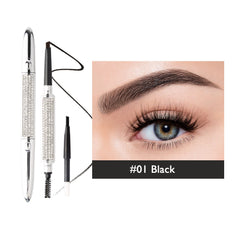 Sky Silver Tube Eyebrow Pencil Double Head Is Not Easy Dizzy Not Easy To Take Off