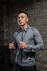 Men's Long-sleeved Stretch Tight Fitness Training Suit