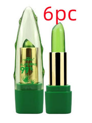 Aloe Vera Gel Color Changing Lipstick Gloss Moisturizer Anti-drying Desalination