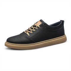 Casual Round Toe Lace-up Sneakers Men's Low Top