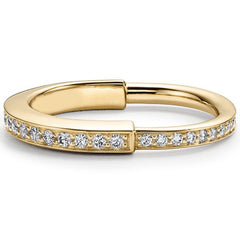 Women's Fashion Narrow Full Diamond Ring